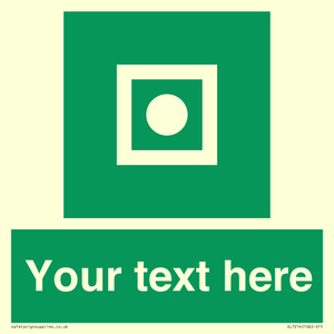 Custom sign safe condition Shipboard general alarm